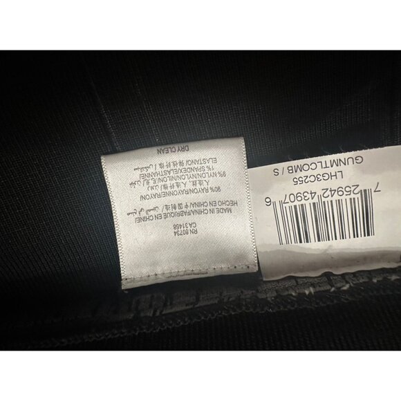 BCBGMaxAzria Womens Metallic Gold & Black Patterned Skirt S - Picture 4 of 9